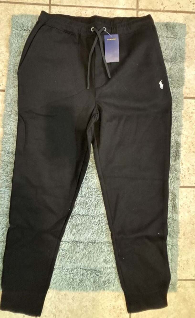 Polo Ralph Lauren Black Jogger Sweatpants Size M